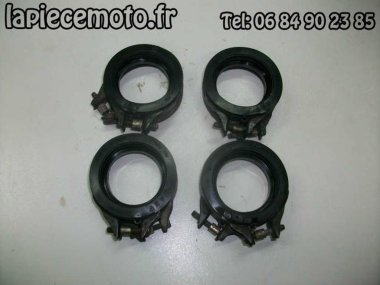 1072-Pipes d'amissions avec colliers (les 4) YAMAHA R1 RN014