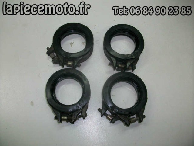 1072-Pipes d'amissions avec colliers (les 4) YAMAHA R1 RN014
