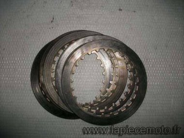 657-Jeu de disques lisses d'embrayage HONDA 500 XLS
