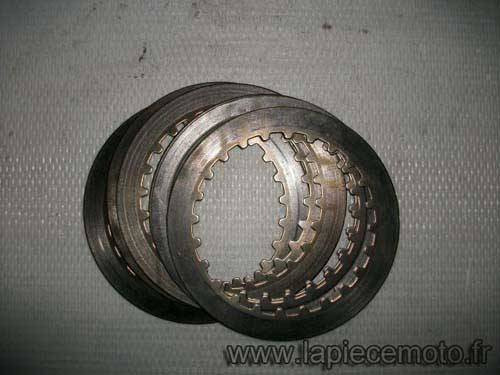 657-Jeu de disques lisses d'embrayage HONDA 500 XLS